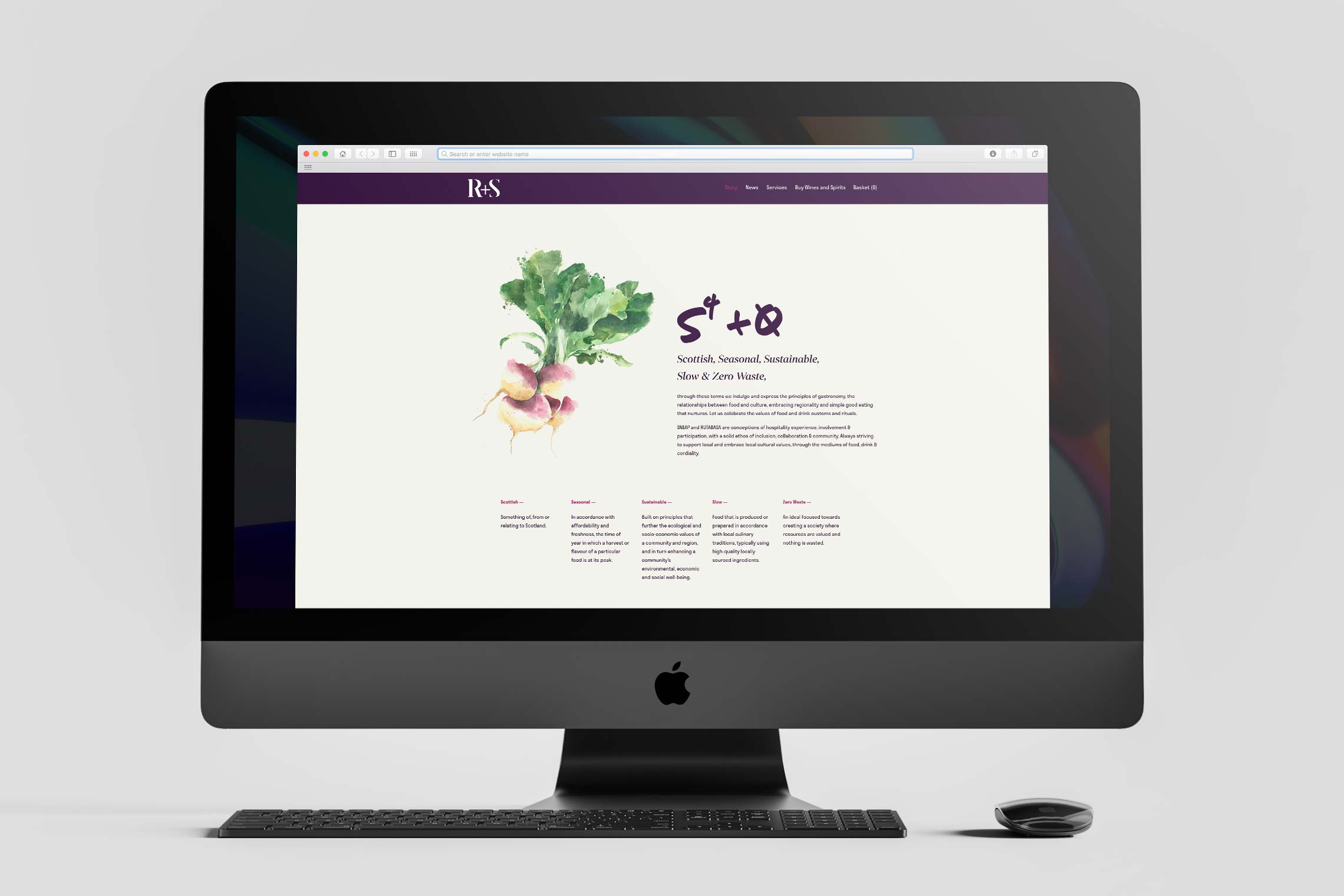 Rutabaga + Sneap Brand and Website Design